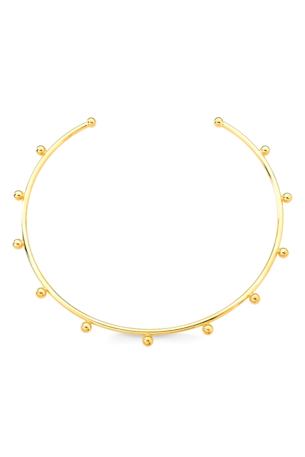 Colar Choker Pontual - Coleção Tempoesia Banho: Folheado a Ouro