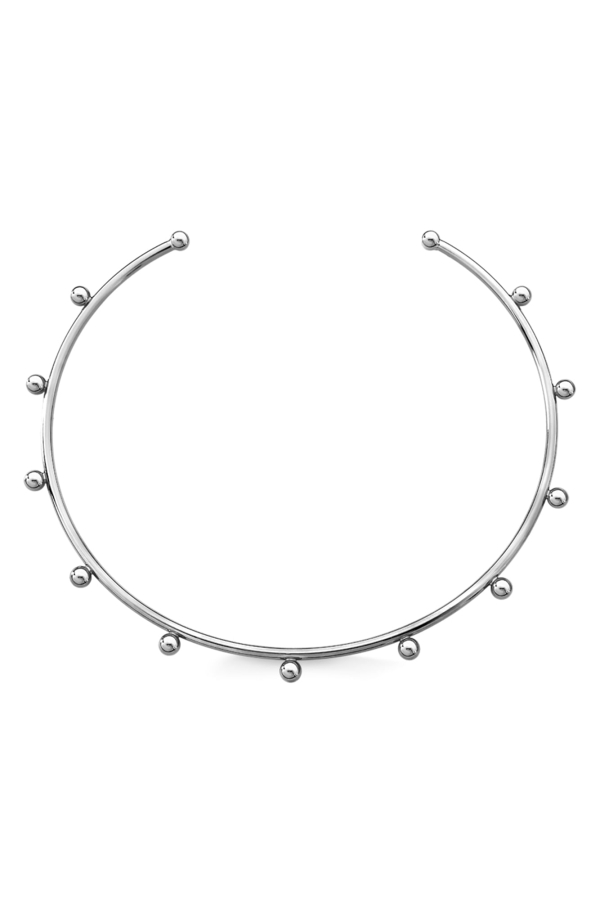 Colar Choker Pontual - Coleção Tempoesia Banho: Ródio Negro