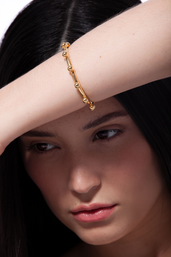 Pulseira Pontual - Coleção Tempoesia Banho: Folheado a Ouro - Image 2