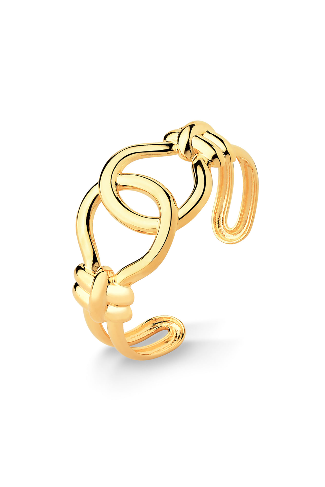 Pulseira Afago - Coleção O Abraço Banho: Folheado a Ouro