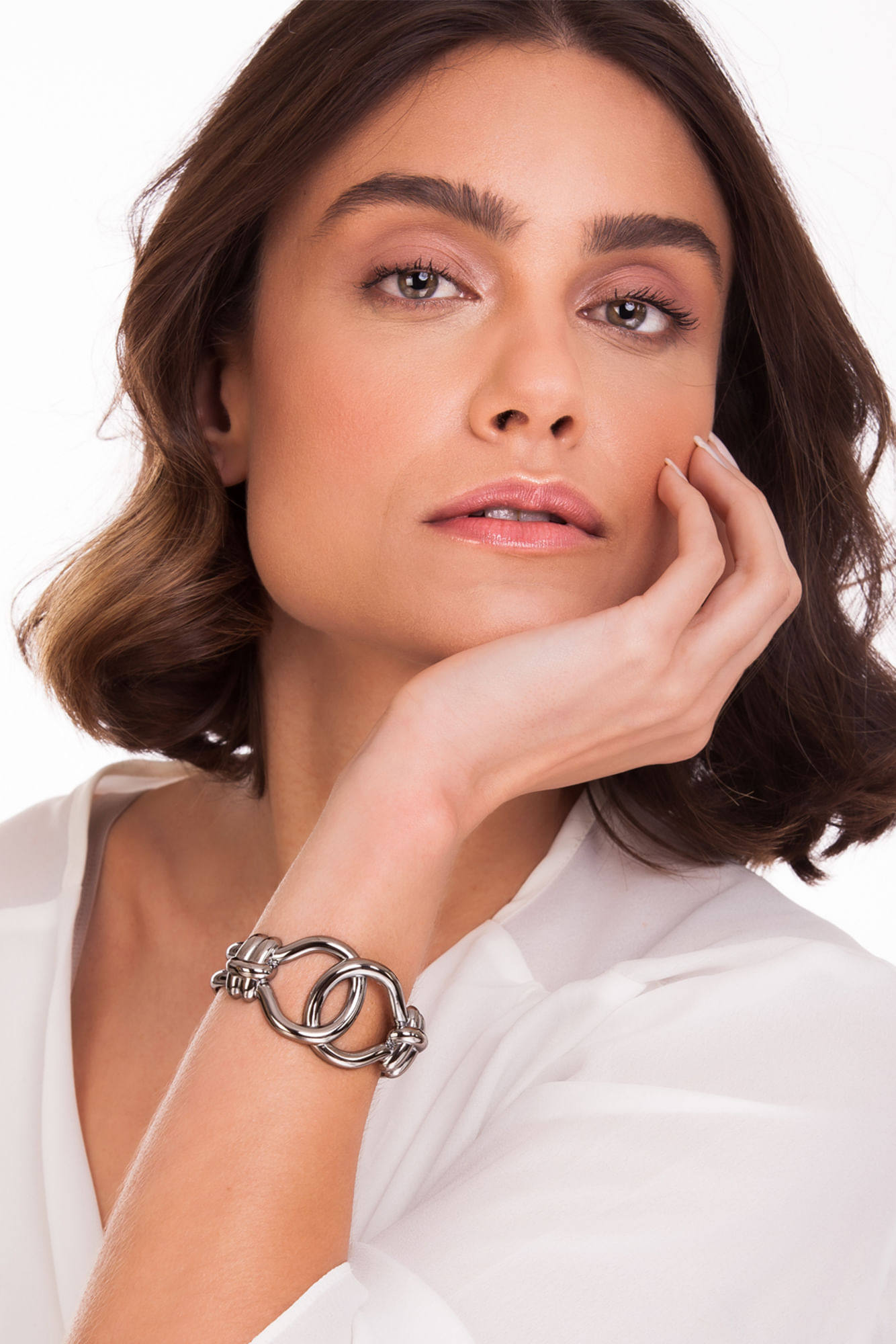 Pulseira Afago - Coleção O Abraço Banho: Ródio Negro - Imagem 2