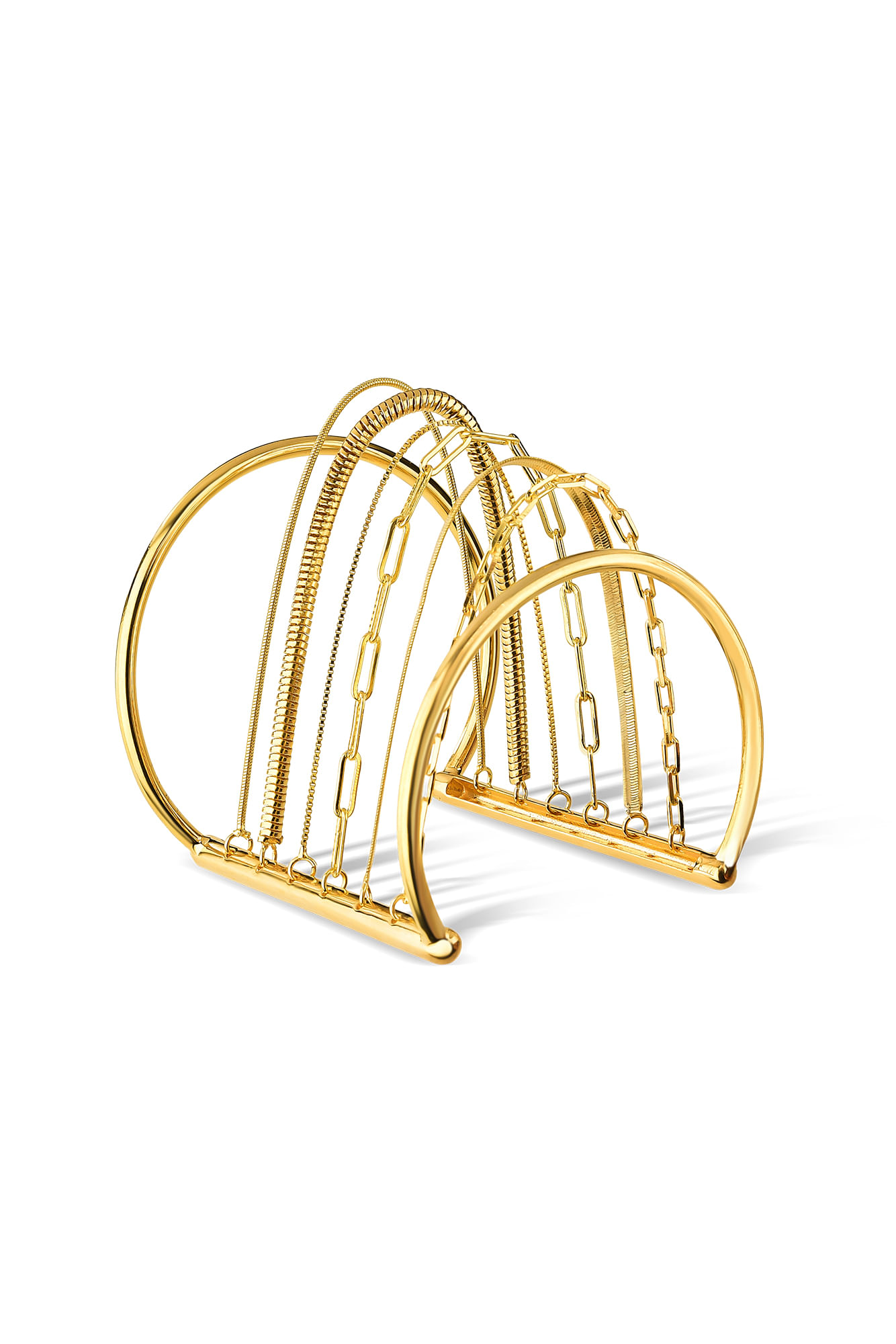 Pulseira Corpus - Coleção Inéditos Julho Banho: Folheado a Ouro