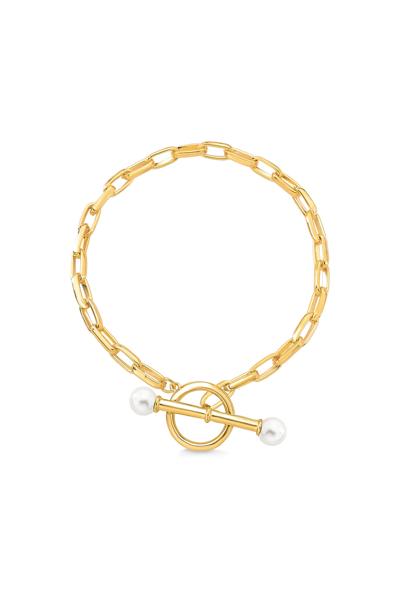 Pusleira Audax - Pérola - Coleção Inéditos Julho Banho: Folheado a Ouro