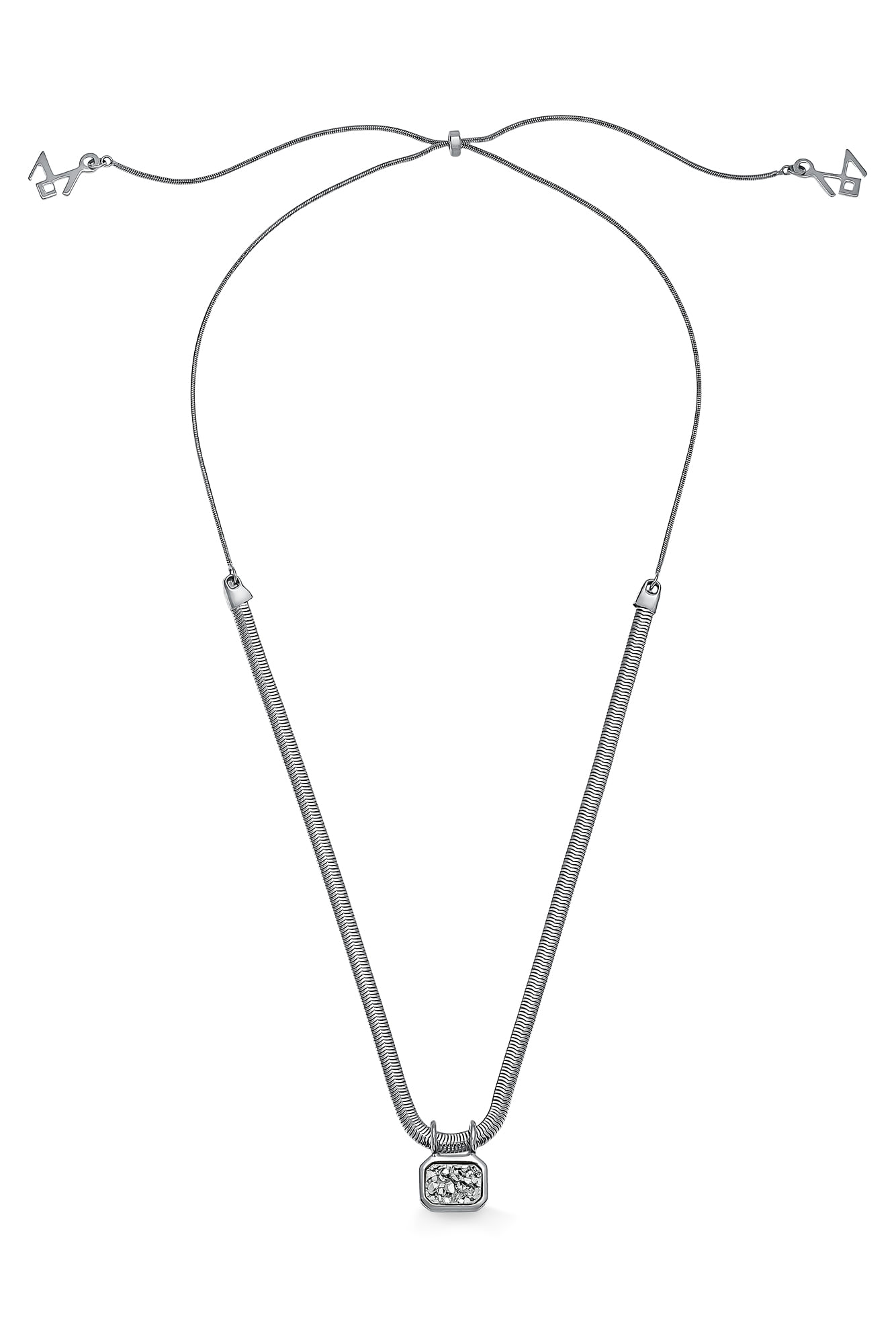 Colar Petrus Petit - Drusa Metalizada - Coleção Inéditos Julho Banho: Ródio Negro